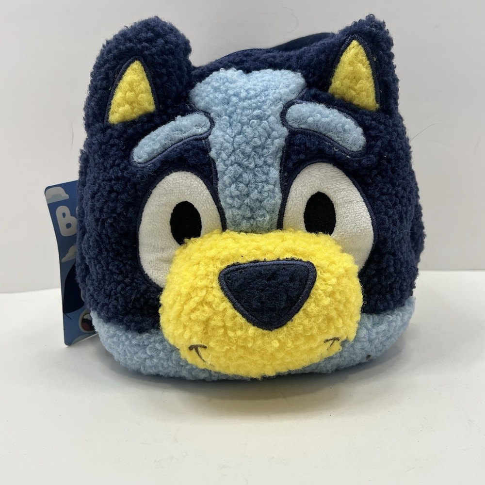 Bluey Plush Handbag NWT BBC Studios Blue Purse Fluffy